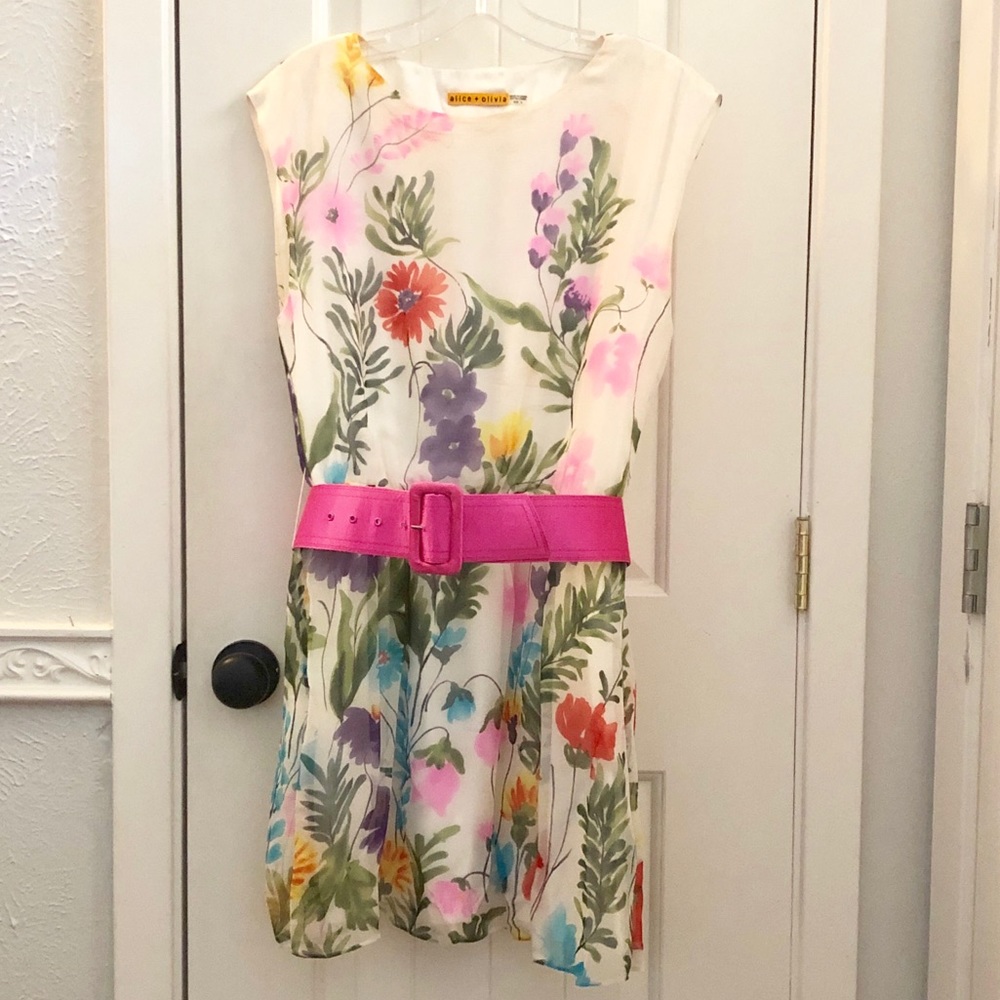 Alice and Olivia Floral Dress